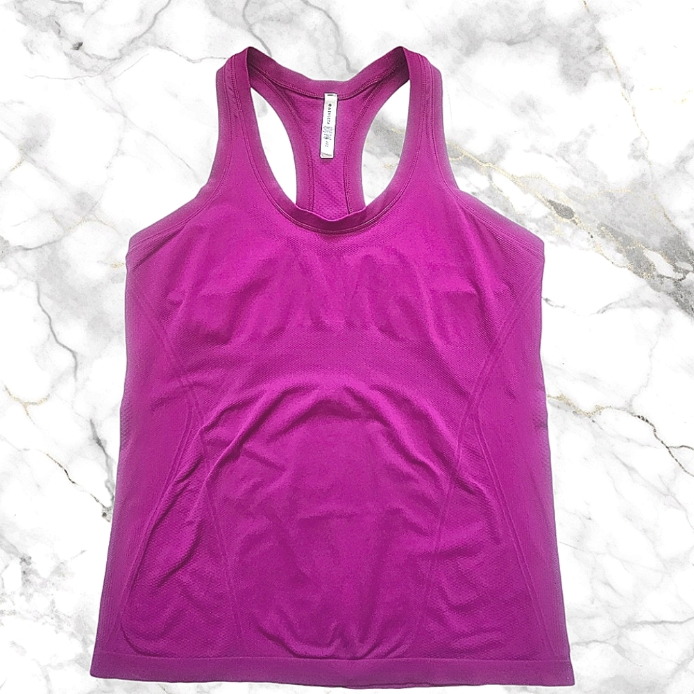 Athleta Women's purple racer back tank size XL